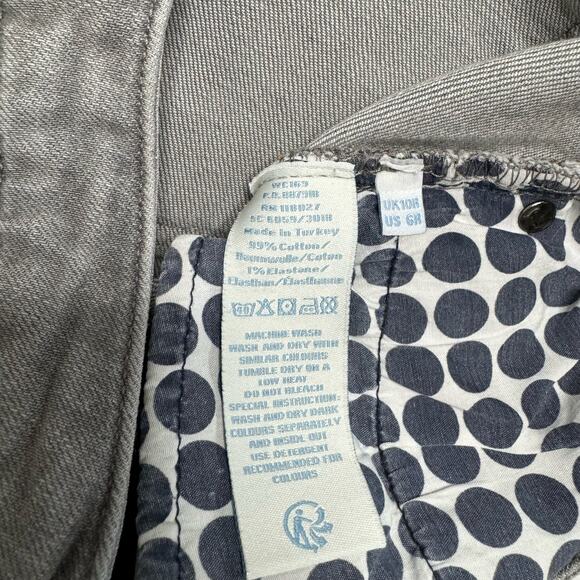 BODEN Light Gray Slim Leg Jeans Size 6R US; 10R UK #WC169 - Picture 5 of 9